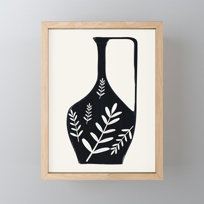 Minimal Abstract Art Vase 21 Mini Art Print Gallery Image 1