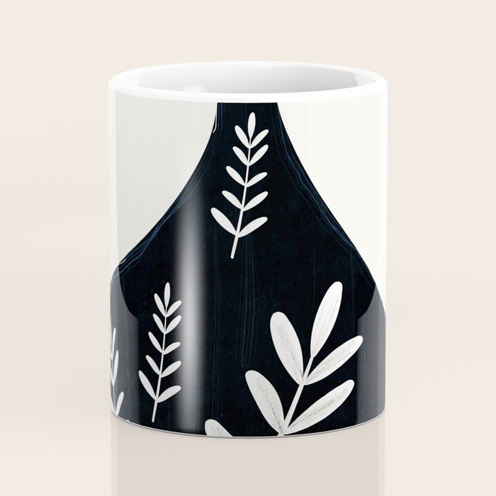 Minimal Abstract Art Vase 21 Coffee Mug Gallery Image 4