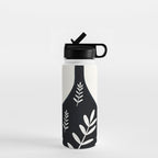 Minimal Abstract Art Vase 21 Water Bottle Gallery Image 1