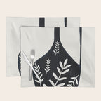 Minimal Abstract Art Vase 21 Placemat Gallery Image 1