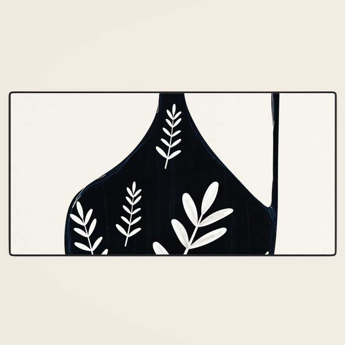 Minimal Abstract Art Vase 21 Desk Mat Gallery Image 3