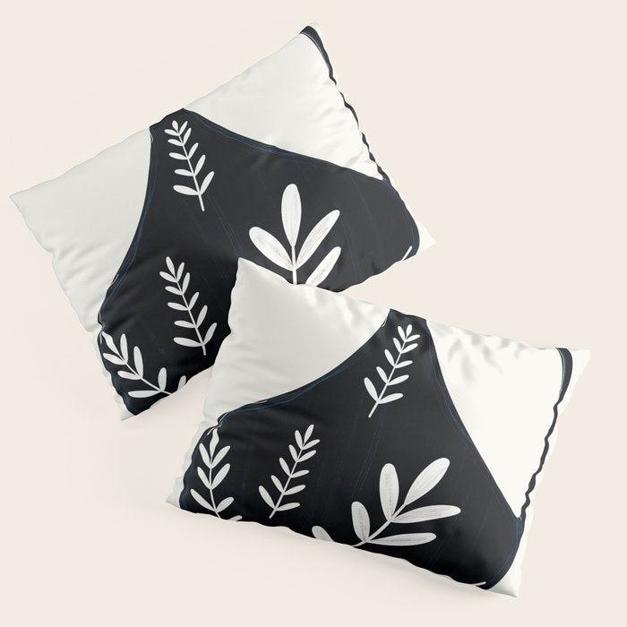 Minimal Abstract Art Vase 21 Pillow Sham Gallery Image 1