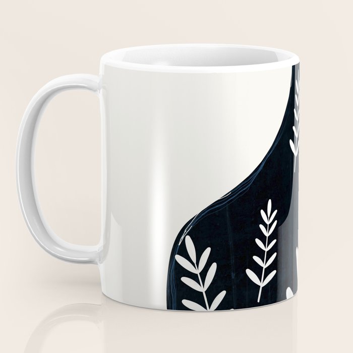 Minimal Abstract Art Vase 21 Coffee Mug Gallery Image 3