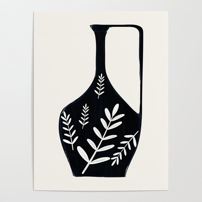 Minimal Abstract Art Vase 21 Poster Gallery Image 1