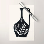 Minimal Abstract Art Vase 21 Wrapping Paper Gallery Image 1