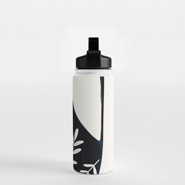 Minimal Abstract Art Vase 21 Water Bottle Gallery Image 2