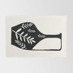 Minimal Abstract Art Vase 21 Rug Gallery Image 2