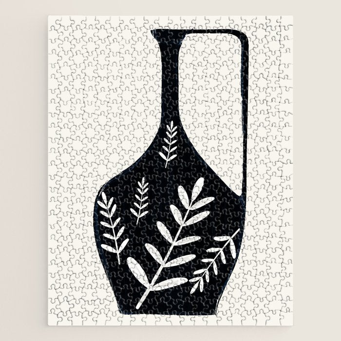 Minimal Abstract Art Vase 21 Jigsaw Puzzle Gallery Image 1