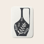 Minimal Abstract Art Vase 21 Bath Mat Gallery Image 1