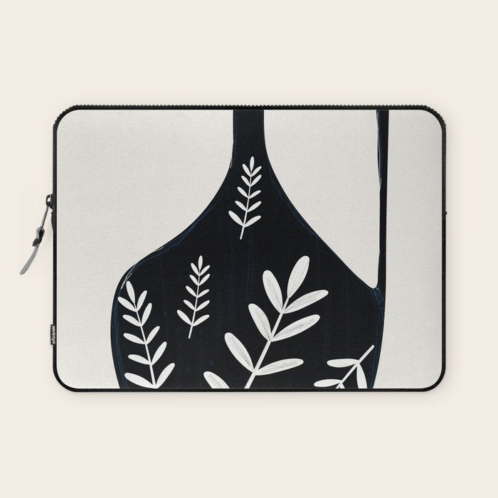 Minimal Abstract Art Vase 21 Laptop Sleeve Gallery Image 1