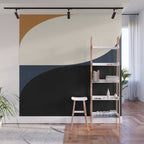 Almond Abstract II Wall Mural Gallery Image 1