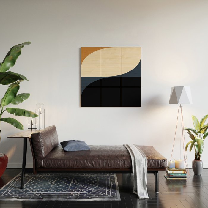 Almond Abstract II Wood Wall Art Gallery Image 2