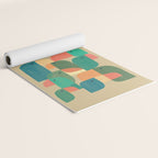 Mid-century tropical birds Yoga Mat Gallery Image 2