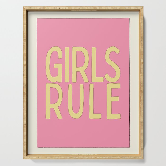 Girls Rule Serving Tray Gallery Image 1