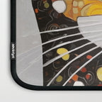 Gustav Klimt Style Cat with Magnificent Whiskers Laptop Sleeve Gallery Image 3