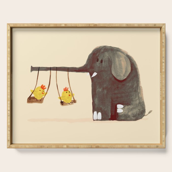 Elephant Swing Serving Tray Gallery Image 1