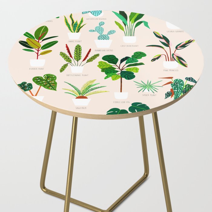 House Plants on Pink Side Table Gallery Image 2