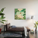 Seaside Beach Girl Wood Wall Art Gallery Image 2