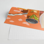 Food Illustration /Plate with Bacon Wrapping Paper Gallery Image 2