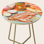 Food Illustration /Plate with Bacon Side Table Gallery Image 2