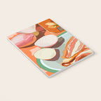 Food Illustration /Plate with Bacon Notebook Gallery Image 3