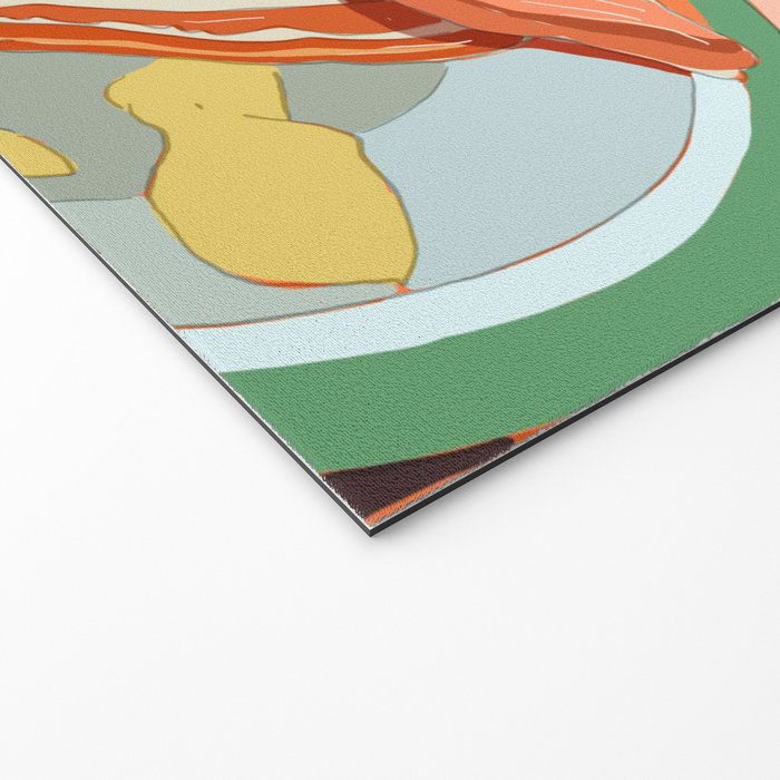 Food Illustration /Plate with Bacon Welcome Mat Gallery Image 2