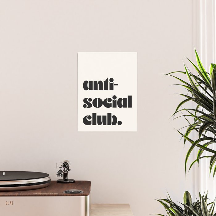 antisocial club Poster Gallery Image 2