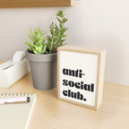 antisocial club Mini Art Print Gallery Image 2