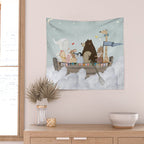 cloud sailers Wall Tapestry Gallery Image 2