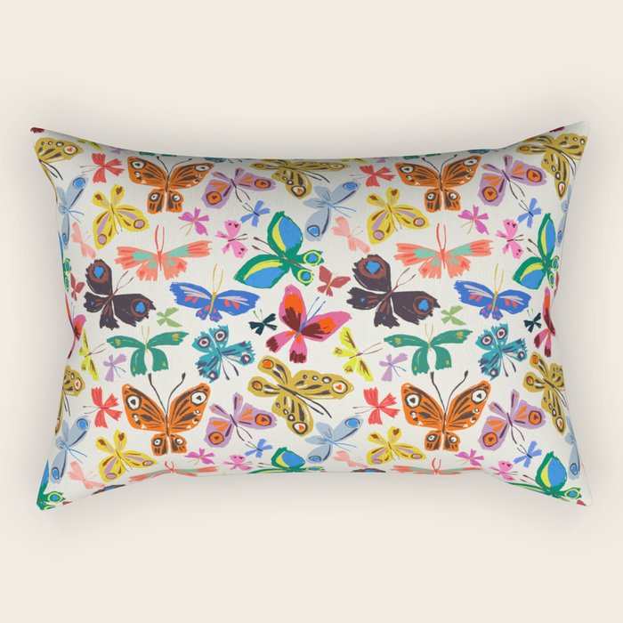 Exist To Be Happy Rectangular Pillow Gallery Image 1