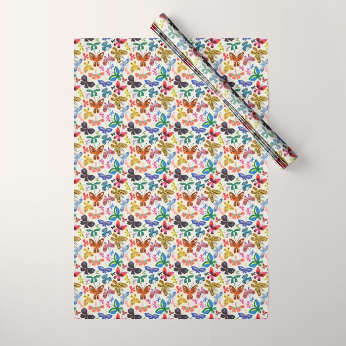 Exist To Be Happy Wrapping Paper Gallery Image 1