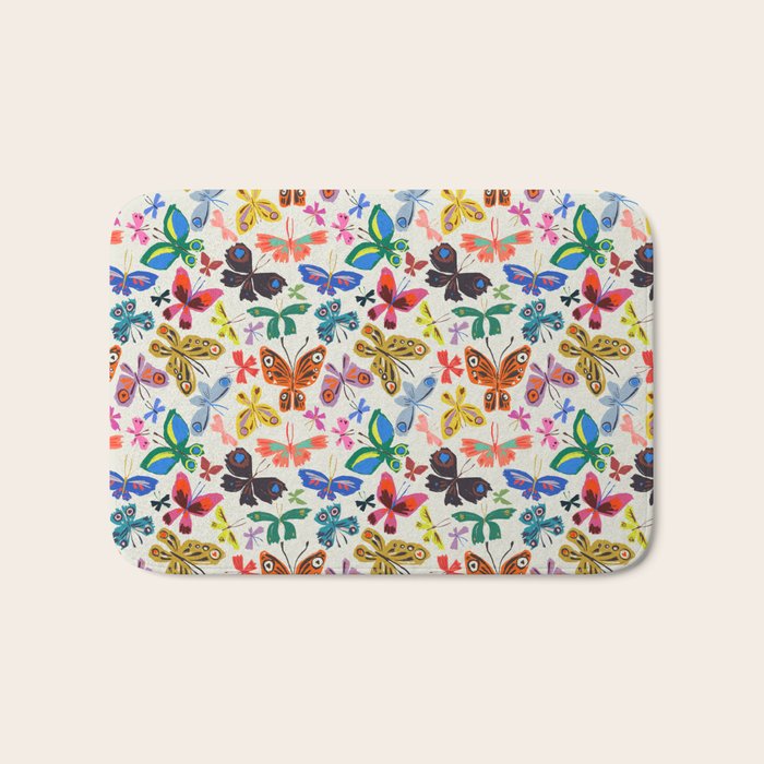 Exist To Be Happy Bath Mat Gallery Image 1