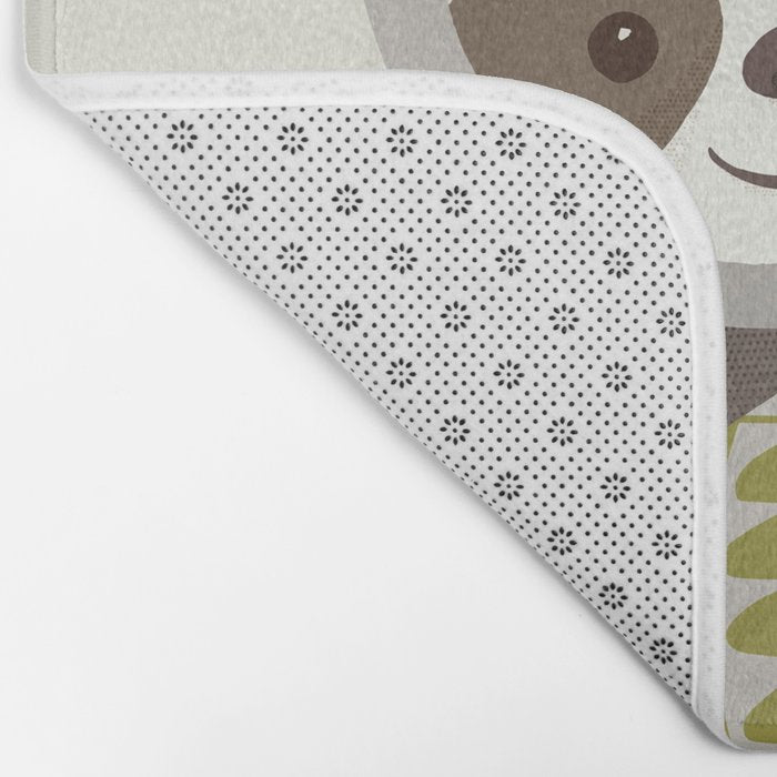 Whimsical Sloth Bath Mat Gallery Image 2