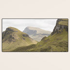 Quiraing Landscape | Nature Travel Photography Art Print | Isle of Skye in Scotland Desk Mat Gallery Image 3