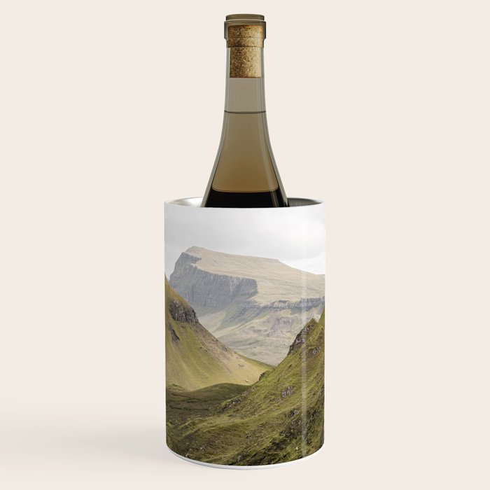 Quiraing Landscape | Nature Travel Photography Art Print | Isle of Skye in Scotland Wine Chiller Gallery Image 1
