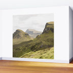Quiraing Landscape | Nature Travel Photography Art Print | Isle of Skye in Scotland Wall Mural Gallery Image 2