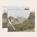 Quiraing Landscape | Nature Travel Photography Art Print | Isle of Skye in Scotland Placemat Gallery Image 1