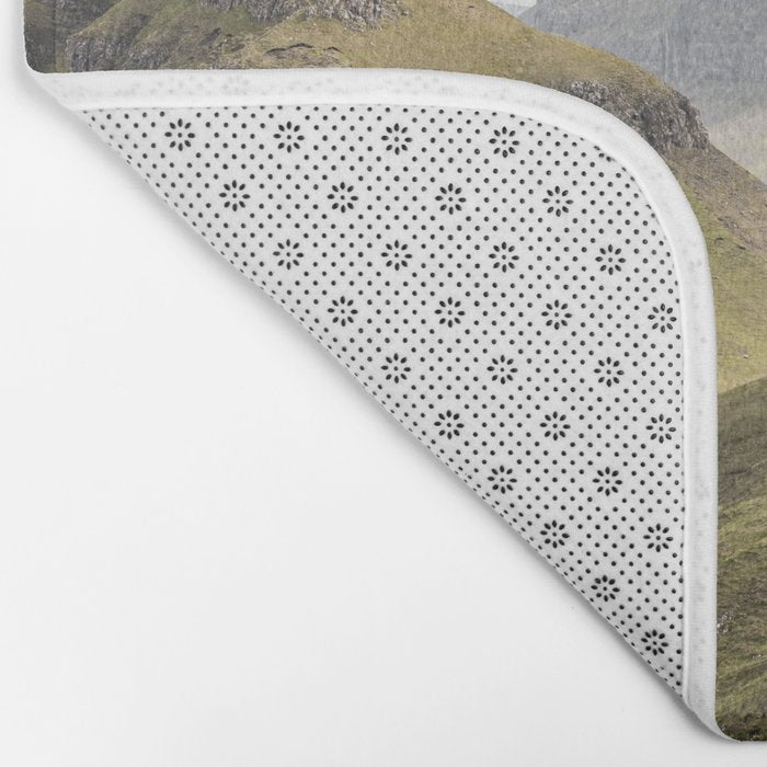 Quiraing Landscape | Nature Travel Photography Art Print | Isle of Skye in Scotland Bath Mat Gallery Image 2