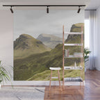 Quiraing Landscape | Nature Travel Photography Art Print | Isle of Skye in Scotland Wall Mural Gallery Image 1