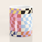 Colorful Checker Patchwork Coffee Mug Gallery Image 4