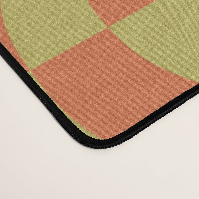 Colorful Checker Patchwork Desk Mat Gallery Image 4
