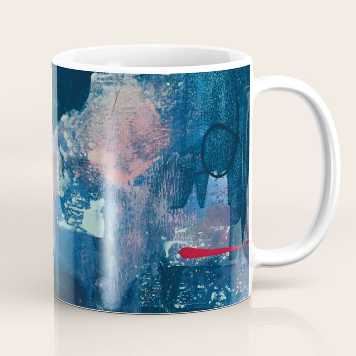 The Peace of Wild Things: a vibrant abstract piece in a variety of colors by Alyssa Hamilton Art Coffee Mug Gallery Image 1