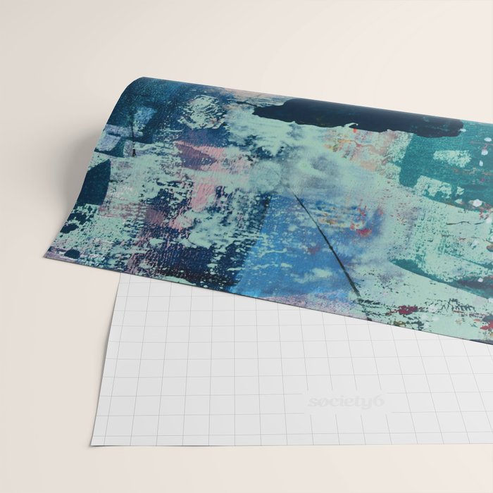 The Peace of Wild Things: a vibrant abstract piece in a variety of colors by Alyssa Hamilton Art Wrapping Paper Gallery Image 2