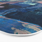 The Peace of Wild Things: a vibrant abstract piece in a variety of colors by Alyssa Hamilton Art Bath Mat Gallery Image 3