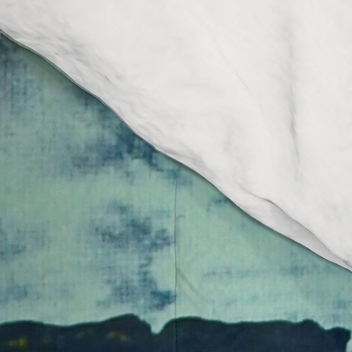 The Peace of Wild Things: a vibrant abstract piece in a variety of colors by Alyssa Hamilton Art Comforter Gallery Image 4