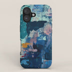 The Peace of Wild Things: a vibrant abstract piece in a variety of colors by Alyssa Hamilton Art iPhone Case Gallery Image 1
