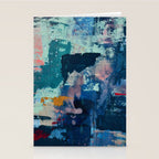 The Peace of Wild Things: a vibrant abstract piece in a variety of colors by Alyssa Hamilton Art Stationery Card Gallery Image 2