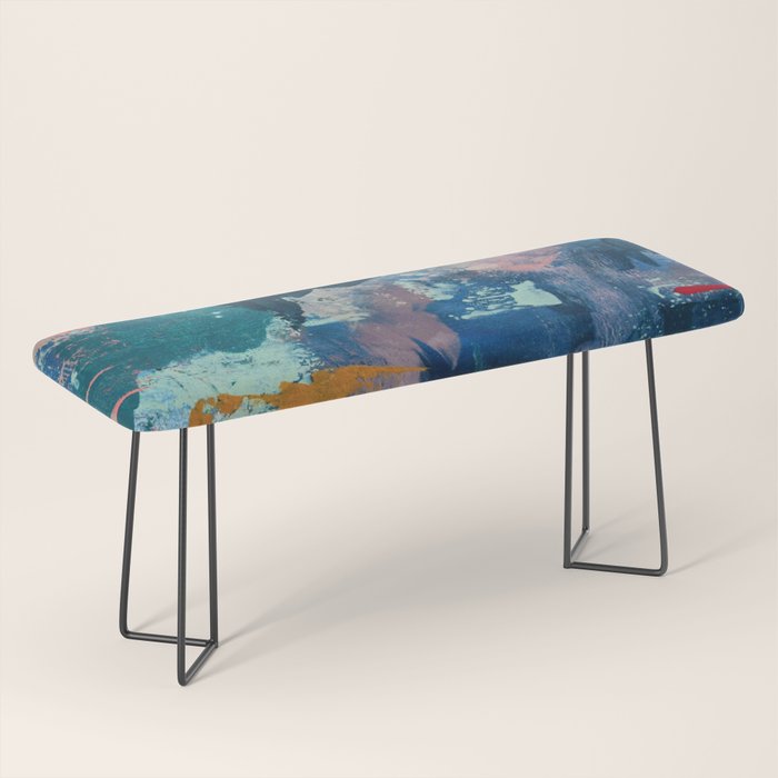 The Peace of Wild Things: a vibrant abstract piece in a variety of colors by Alyssa Hamilton Art Bench Gallery Image 1