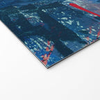 The Peace of Wild Things: a vibrant abstract piece in a variety of colors by Alyssa Hamilton Art Welcome Mat Gallery Image 2