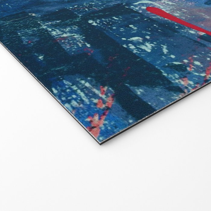 The Peace of Wild Things: a vibrant abstract piece in a variety of colors by Alyssa Hamilton Art Welcome Mat Gallery Image 2